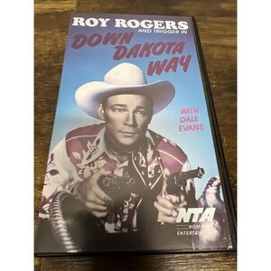 Roy Rogers And Trigger Down Dakota Way 1984 Vhs Rare NTA Entertainment.